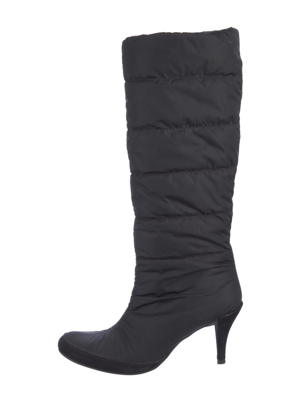 Pedro Garcia Black Nylon Tall Boots